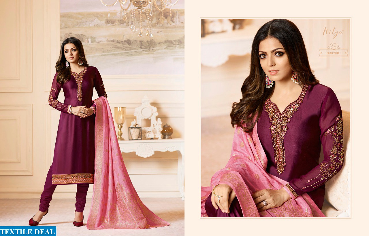 LT nitya suits 120 Wholesale Straight long Salwar suits